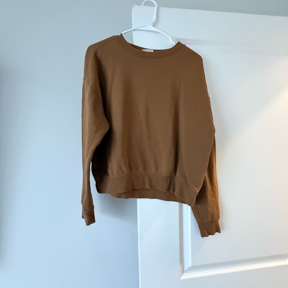 Universal Thread Rustic Brown Crewneck Sweatshirt - Picture 2 of 5